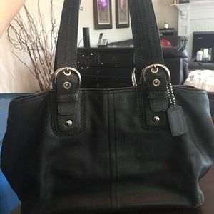 Coach Soho British Black BuckleTote Shoulder Bag